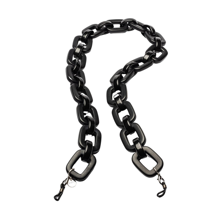 Baci Glasses Chain - Black Colour | Italian Glasses Chains Collection | Coti