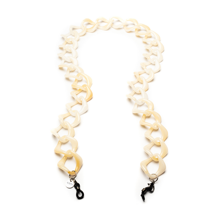 Vita Glasses Chains - Cream Colour | Italian Glasses Chains Collection | Coti