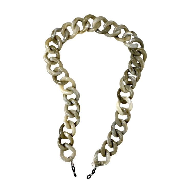 Diva Glasses Chain - Oatmeal Colour | Italian Glasses Chains Collection | Coti