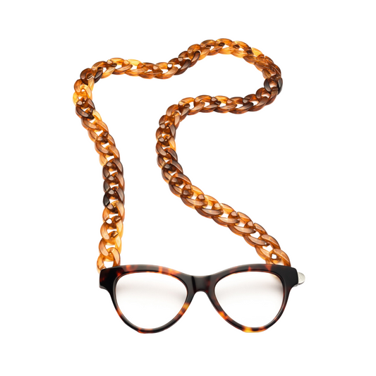 Joen Necklace Reading Glasses - Tortoise Colour | Magnetic Necklace Reading Glasses Collection | Coti