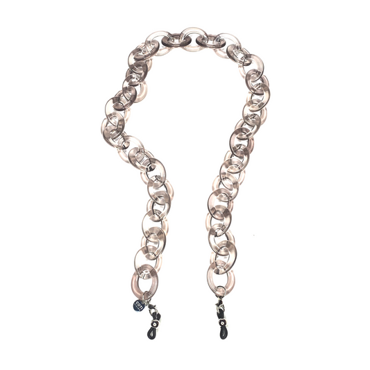 Sole Glasses Chain - Crystal Grey Colour | Italian Glasses Chains Collection | Coti