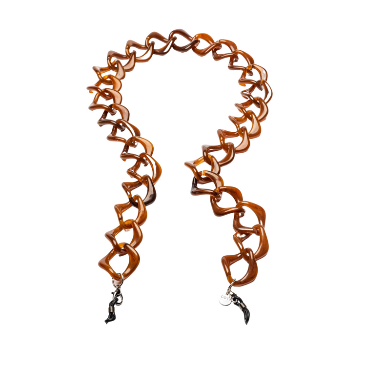 Vita Glasses Chains - Toffee Colour | Italian Glasses Chains Collection | Coti