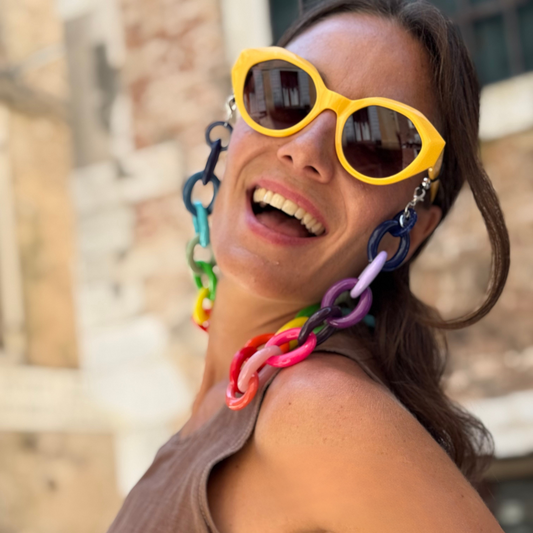 Italian Acrylic Glasses Chains