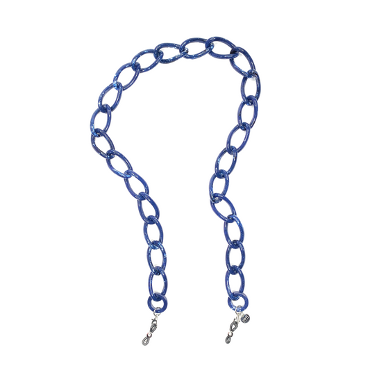 Aria Glasses Chain - Navy Blue Colour | Italian Glasses Chains Collection | Coti