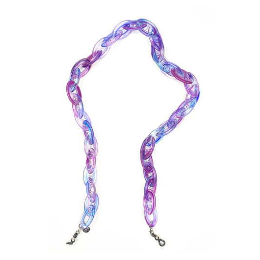 Luna Glasses Chain - Aubergine Colour | Italian Glasses Chains Collection | Coti