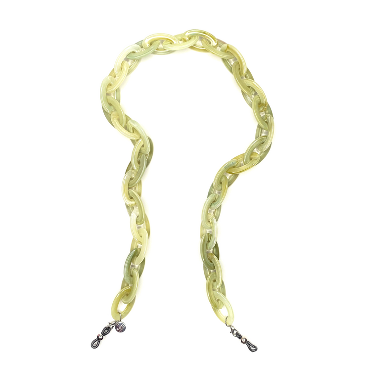 Luna Glasses Chain - Avocado Colour | Italian Glasses Chains Collection | Coti