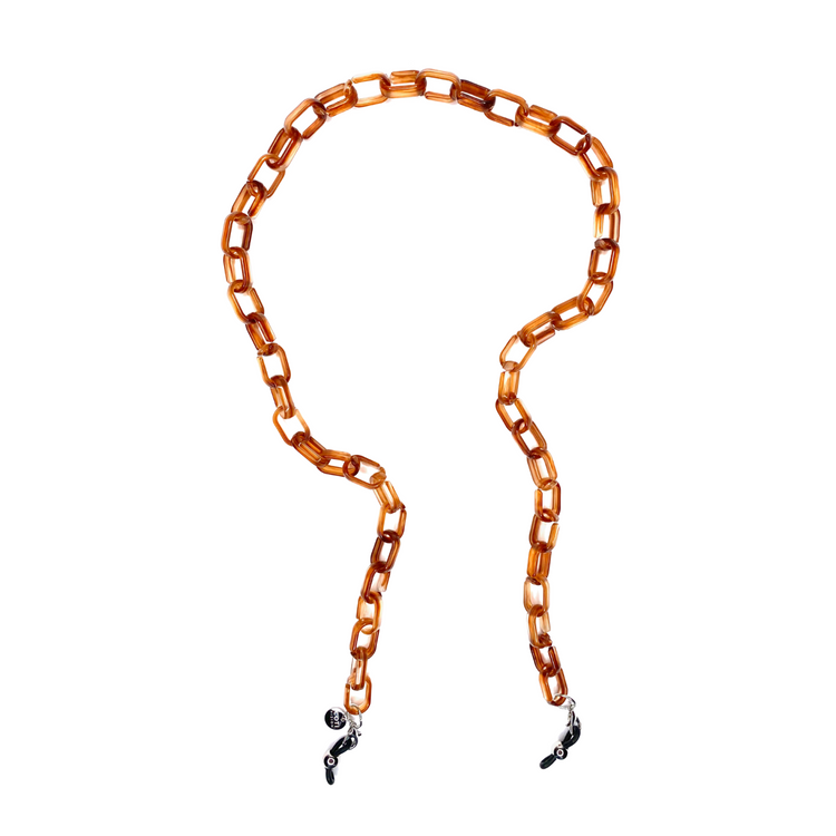 Filey Glasses Chain - Amber Colour | Classic Collection Chains | Coti