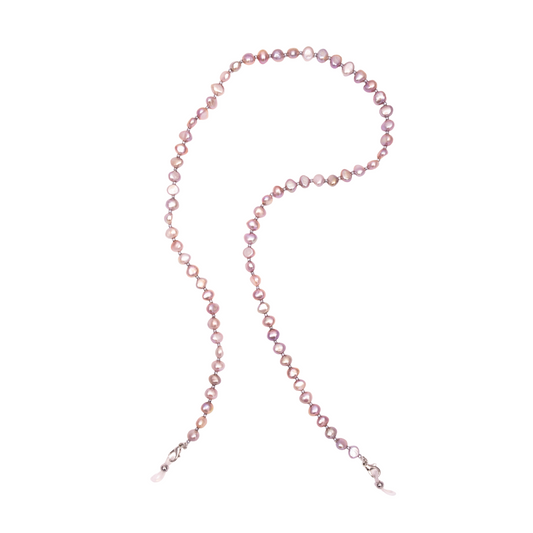 Elements Pearl Glasses Chain - Soft Pink Colour | Pearls & Gems Glasses Chains | Coti